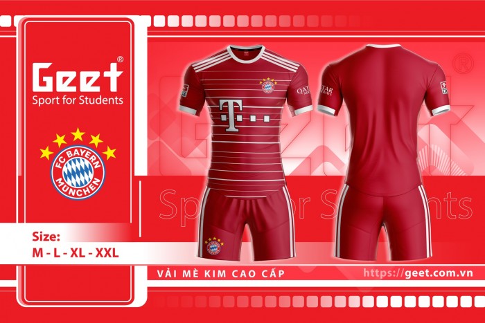 Bộ áo bóng đá Bayern Munich 2022 - 2023